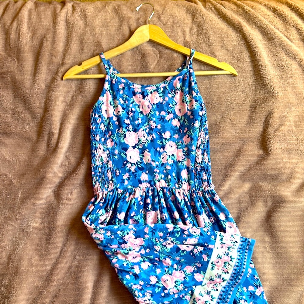 Girls Floral Sun Dress